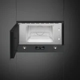 SMEG MP722AO Microondas combinadas de línea de latón de antracita