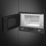 SMEG MP722AO Micro-ondes Combiné rideau en laiton anthracite