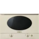 Micro-ondes SMEG MP822NPO Crème de laiton colonial 22L