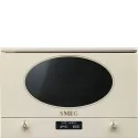 Micro-ondes SMEG MP822PO Crème de laiton colonial 22L