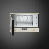 SMEG MP822PO Colloned Microwave Latón Colonial Crema
