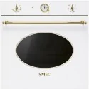 Forno Ventilato Smeg SF68C1B Coloniale - Bianco/Ottone