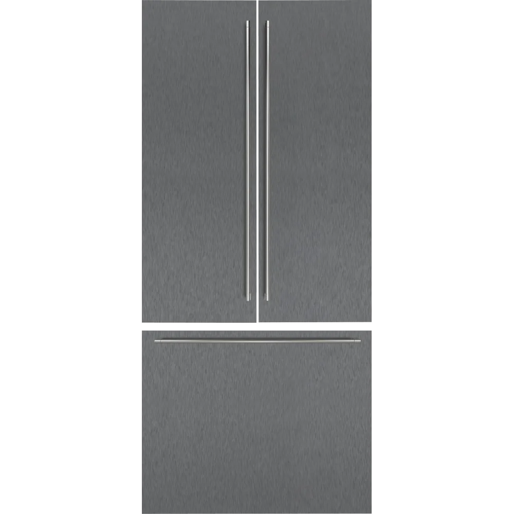 Gaggenau RVA 421 922: Panneaux en acier inoxydable foncé avec poignée RVY 497