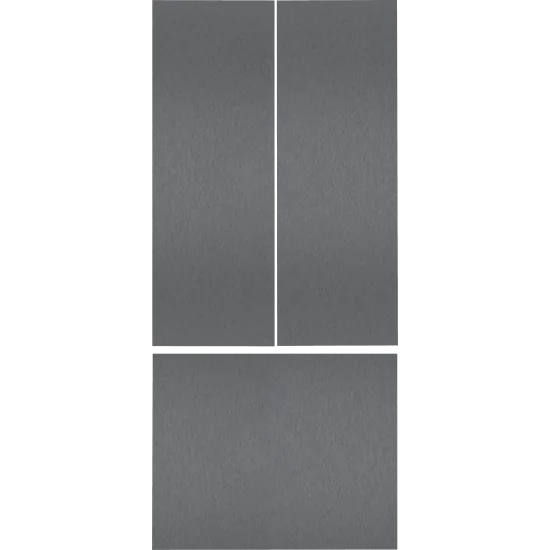 Paneles de acero inoxidable cepillado oscuro Gaggenau RVA428922 para RVY497