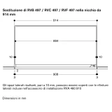 Gaggenau RVB 497 190 | Frigorífico Vario 90 cm de acero inoxidable oscuro.