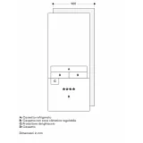 Gaggenau RVB 497 190 | Vario fridge 90cm dark stainless steel