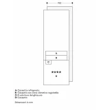 Gaggenau RVB 477 190 | Frigo Vario 76cm Inox Scuro