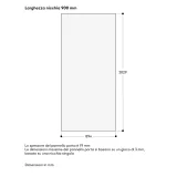 Gaggenau RVC 497 190 | Freezer de acero inoxidable oscuro de 90 cm