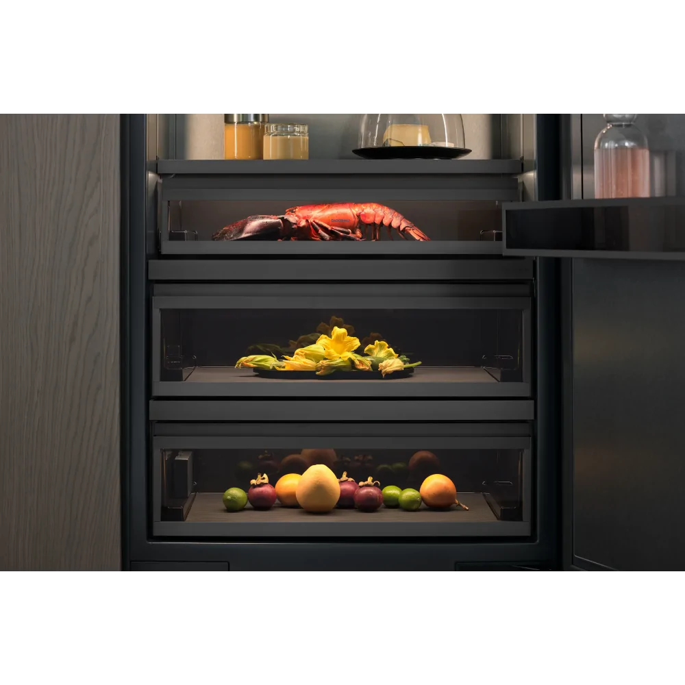 Gaggenau RVC 497 190 | Dark stainless steel 90cm freezer