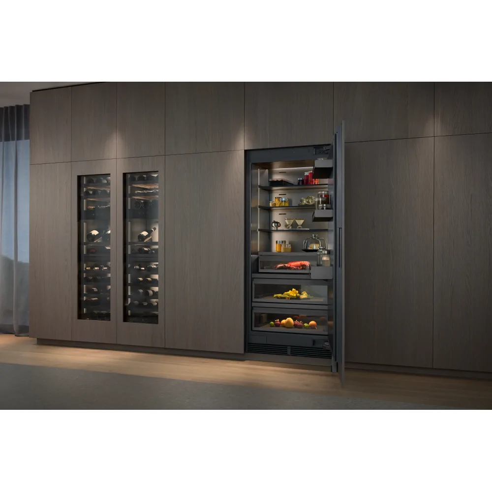Gaggenau RVC 497 190 | Dark stainless steel 90cm freezer