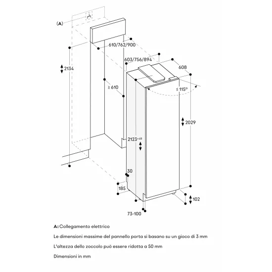 Gaggenau RVC 477 190 | Freezer de acero inoxidable oscuro de 76cm