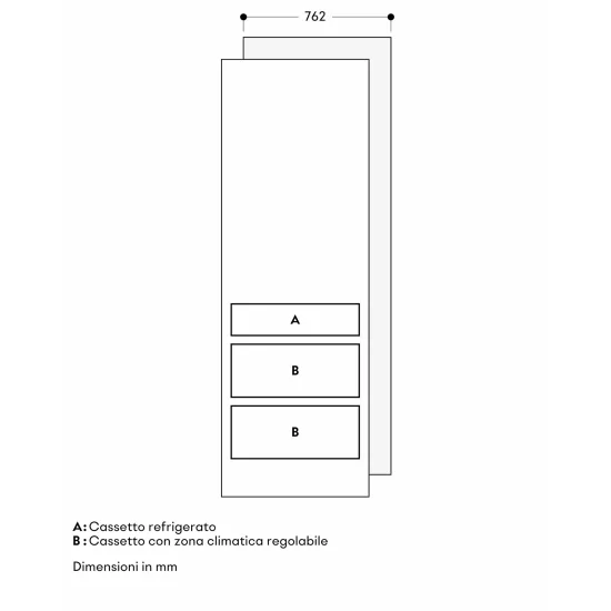 Gaggenau RVC 477 190 | Темная нержавеющая сталь 76см морозильная камера