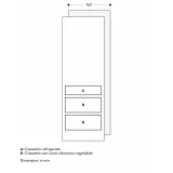 Gaggenau RVC 477 190 | Congélateur 76cm en acier inoxydable noir