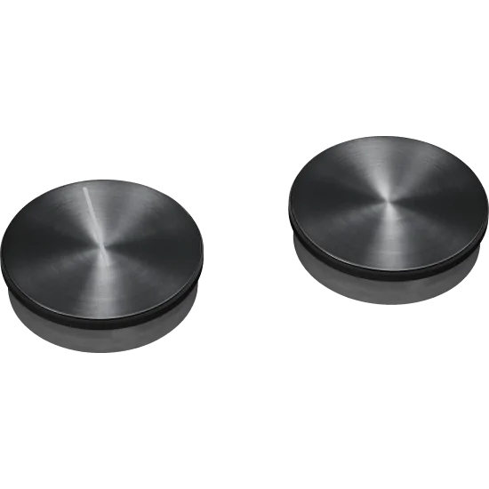 Perillas Gaggenau BA 090 100 en acero negro (set)