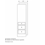 Congelatore Vario RVC 467 190 Gaggenau Side-by-Side 61 cm