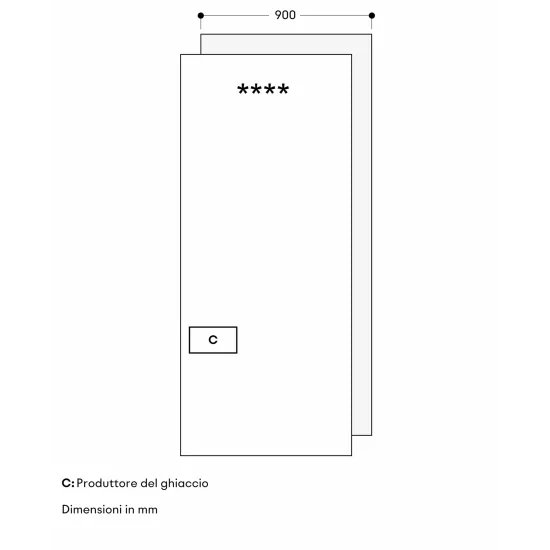 VARIO TRierzierer RVF 497 190 Gaggenau Nofrost 90cm Eismaschine