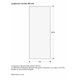 Gaggenau RVF 477 190 | Dark Nofrost Stainless Steel 76cm Freezer