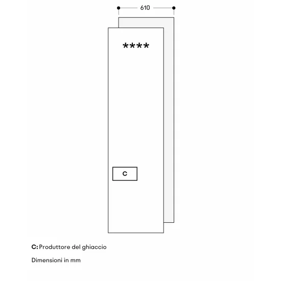 VARIO TRierzierer RVF 467 190 Gaggenau NoFrost 61cm Eismaschine