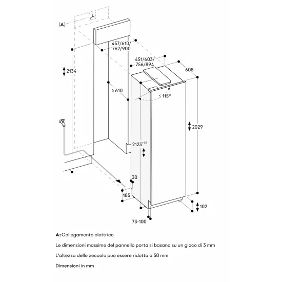 Vario freezer RVF 467 190 Gaggenau NOFROST 61CM ICE MAKER