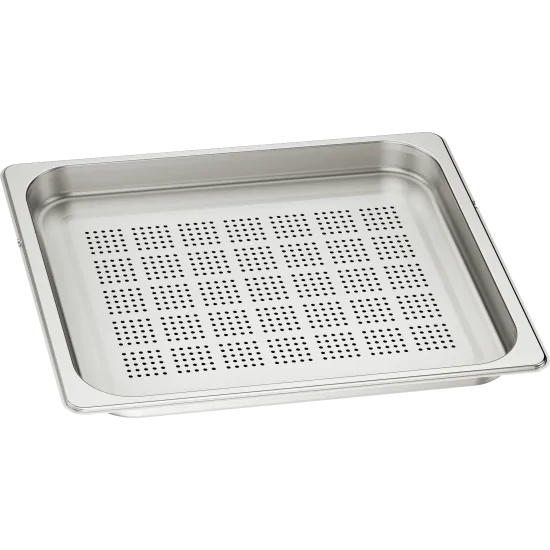 Gaggenau BA 220 370 | Feuille de cuisson perforée en acier inoxydable 5 L - 37,5 mm