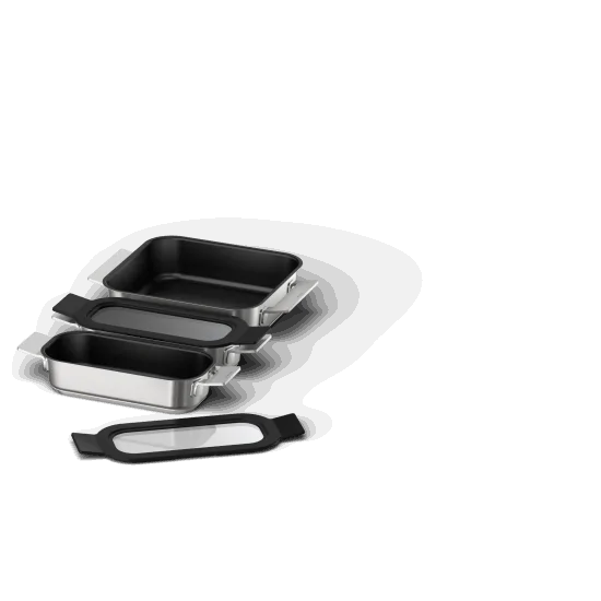 Set di Teglie Flex Gaggenau CA 050 300 - 3 Pezzi Antiaderenti