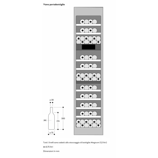 酒窖 Gaggenau RVW 417 170系列400 - 68瓶