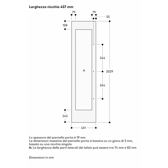 Wine cellar Gaggenau RVW 417 170 series 400 - 68 bottles
