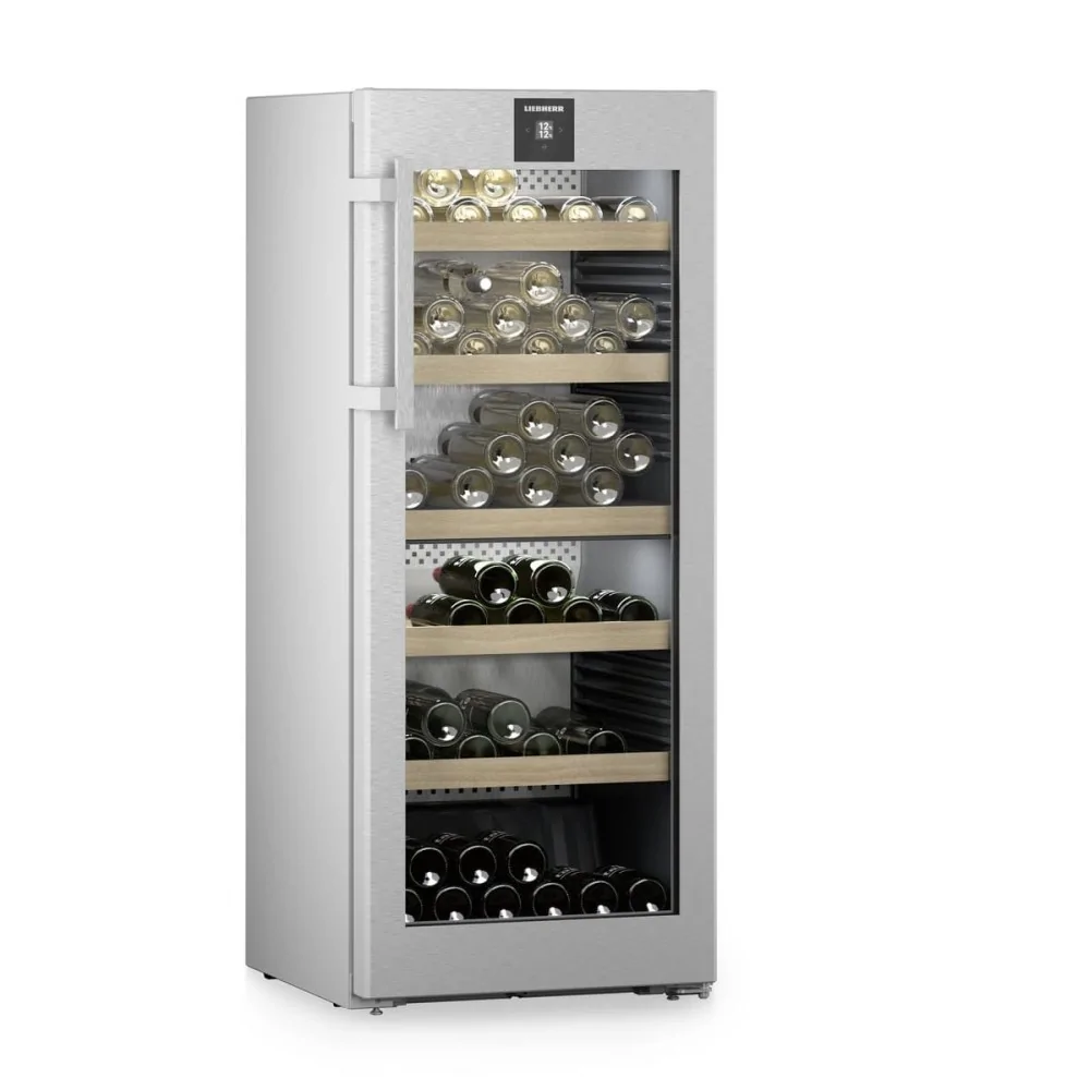 Liebherr WPSD 4652 | Cave à vin 2 Zones 107 Bouteilles en acier inoxydable