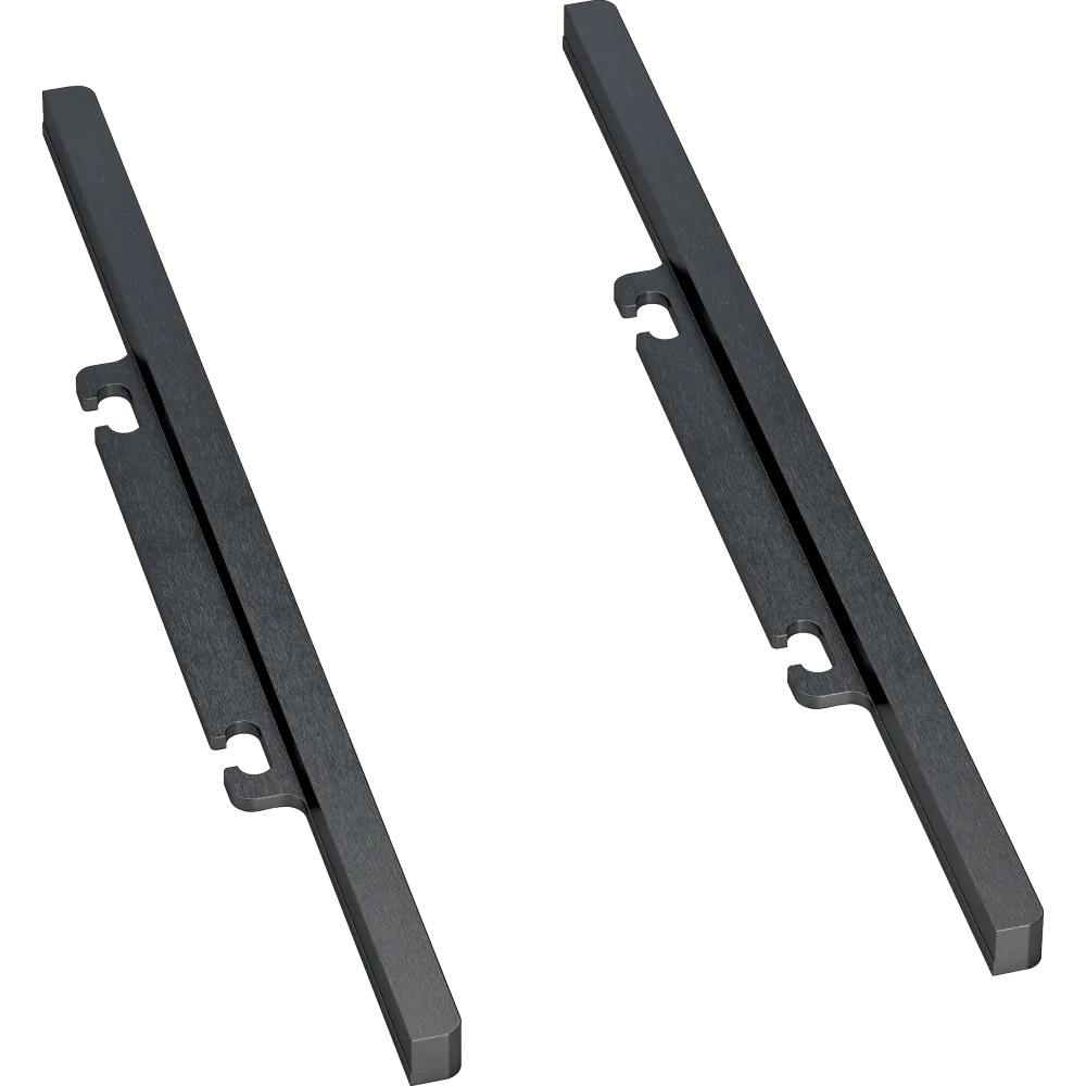 Комплект профилей Gaggenau AA 200 900 черный для стекла обращения в 200