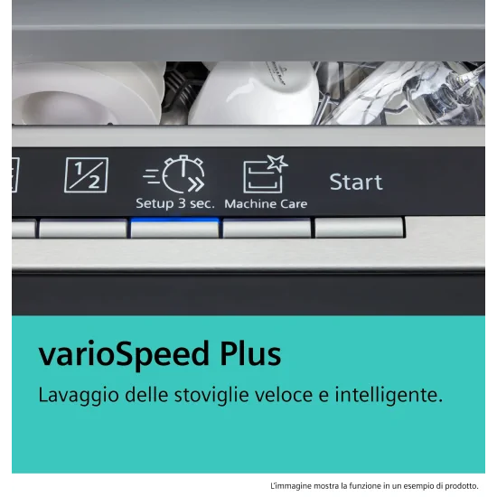 Siemens SN75EX23CE | Lavastoviglie Classe A 14 Coperti glassZone