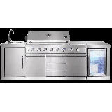 Lofra QPS286C2GL / C | Outdoor-Küche 280cm Edelstahl BBQ