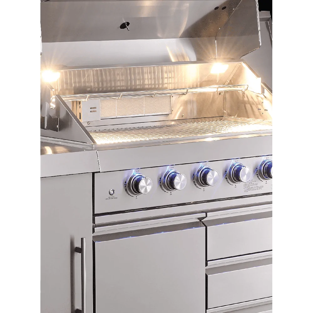 Lofra QPS286C2GL / C | Открытая кухня 280см нержавеющая сталь барбекю