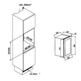 Lofra ZBRR41MD / R | Винный винный погреб 41 хромированные красные бутылки