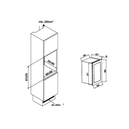 Lofra Zbrrr41md / a | Винный винный погреб 41 красные латунные бутылки