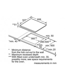 "Plan de cocción de inducción Bosch Series 8" 60 cm