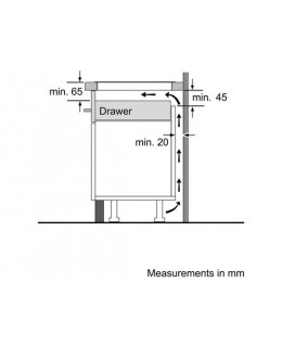 "Plan de cocción de inducción Bosch Series 8" 60 cm