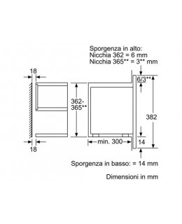 Bosch Microonde da incasso EXxtra CFA634GS1 finitura acciaio inox