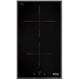 smeg si5322b Piano di cottura a induzione, nero. 30 cm