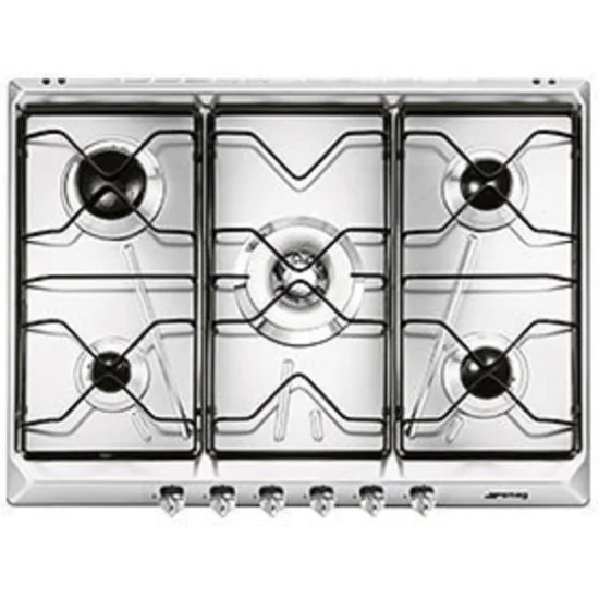 smeg Piano di cottura, 70 cm, inox SRV576-5