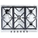 smeg Piano di cottura, 70 cm, inox. SRV576GH5