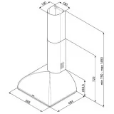 smeg ks59aoe Wall hood, 60厘米,炭