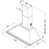 smeg KT110BL Cappa a Parete