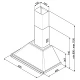 smeg KTR90X Cappa a parete, 90 cm,