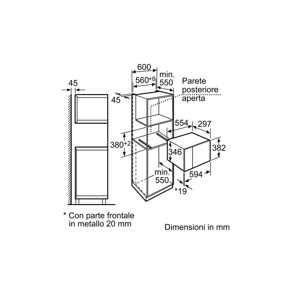 neff H11WE60N0 Microonde da incasso
