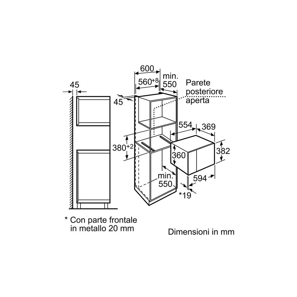 neff H12WE60N0 Microonde da incasso