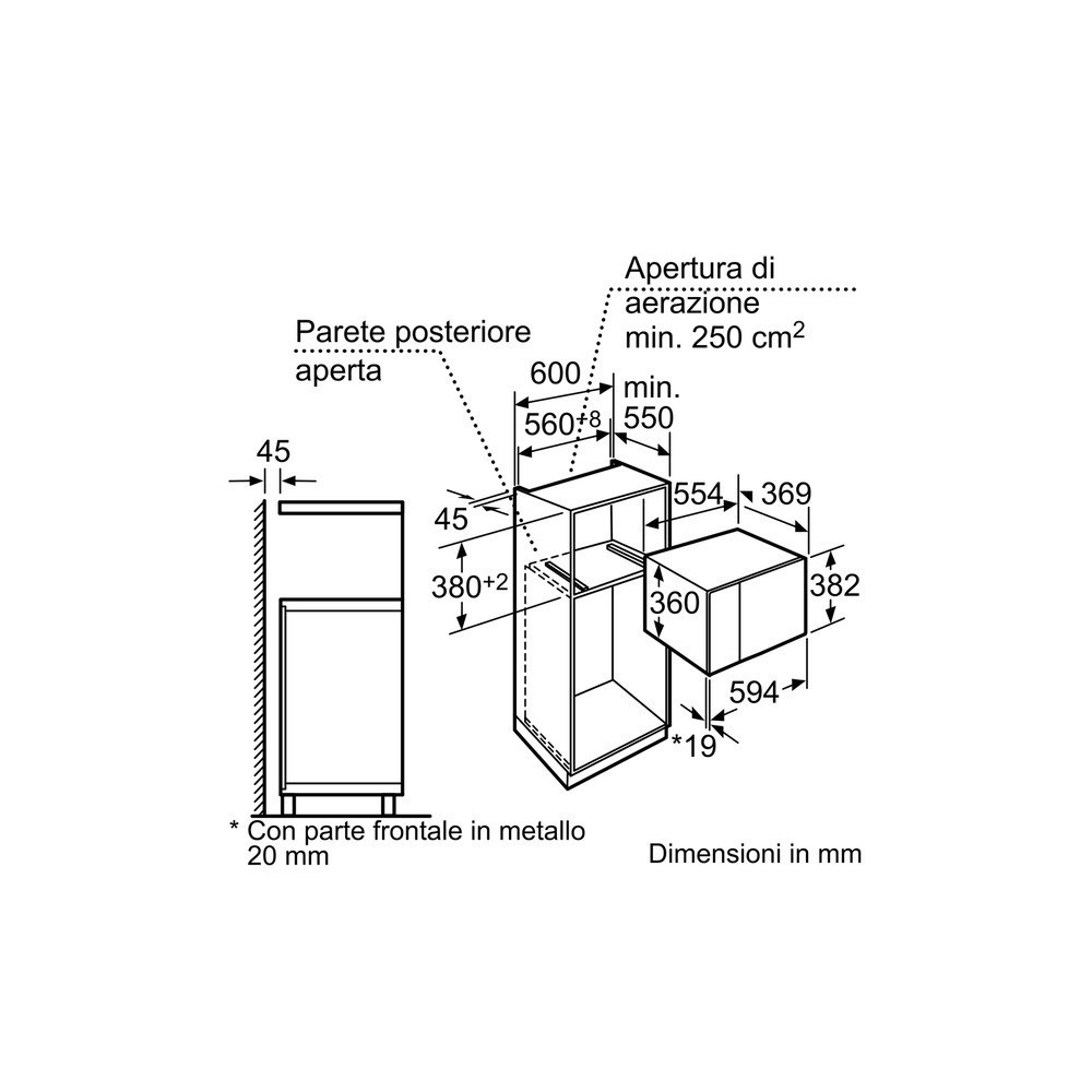 neff H12WE60N0 Microonde da incasso