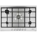 smeg Piano di cottura, 72,5 cm, inox P272XGH