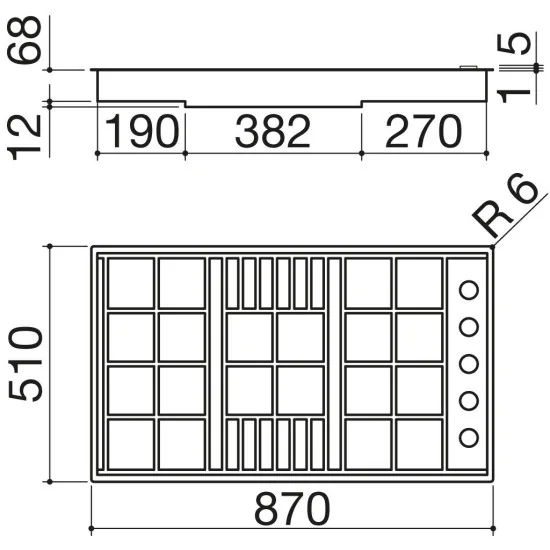 1plb5i Barazza План приготовления газов