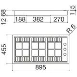 1 p-4, 1 p-3, 1 gs Barazza 天然气烹饪计划