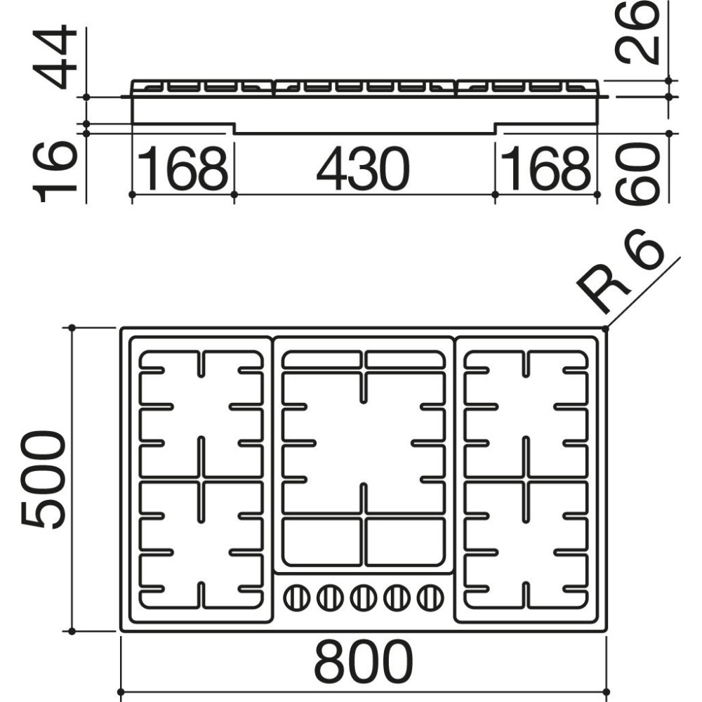 1шт Barazza Filotop/Incline